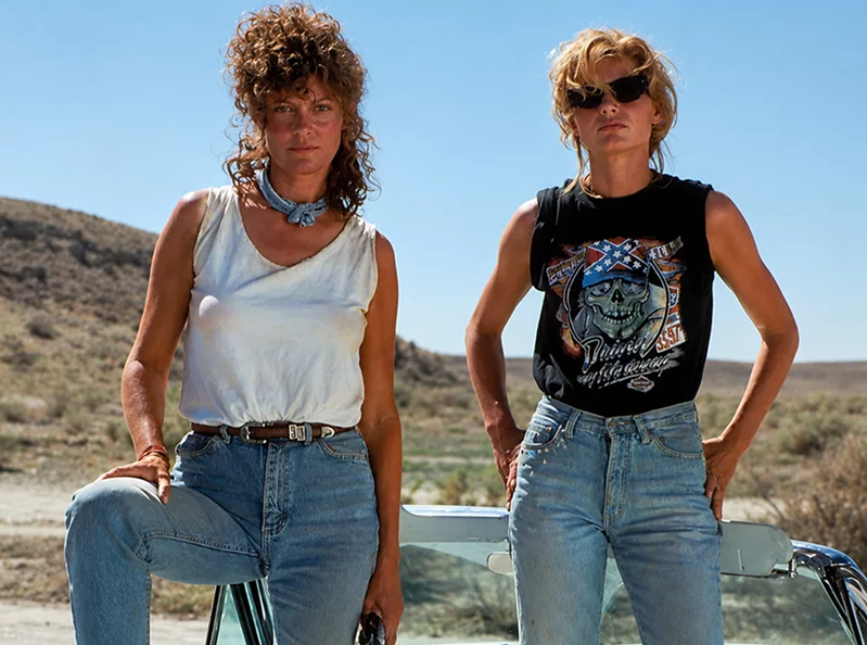 Feminist icons on the wall, male directors on the screen