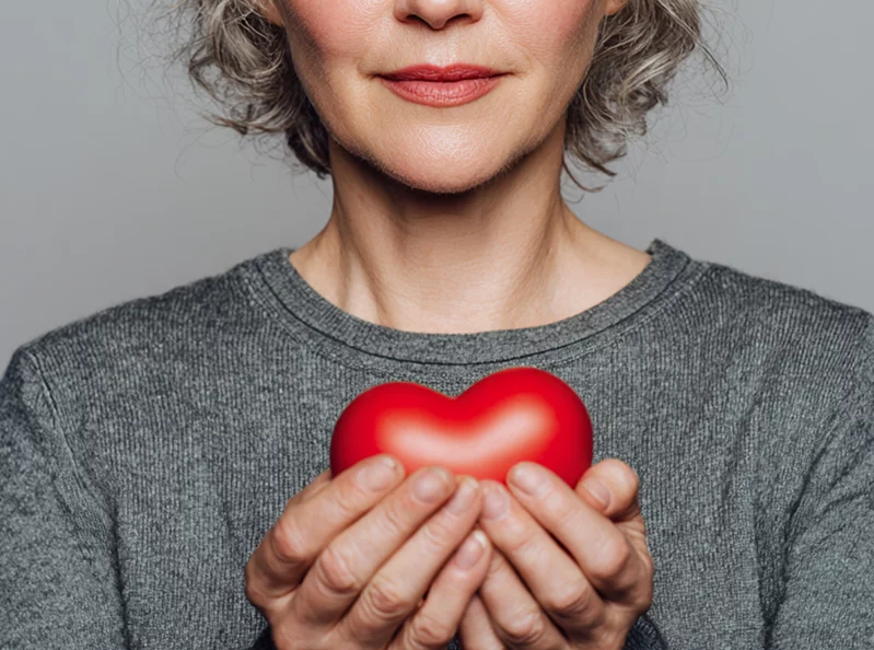 After menopause, women are at higher risk of heart disease