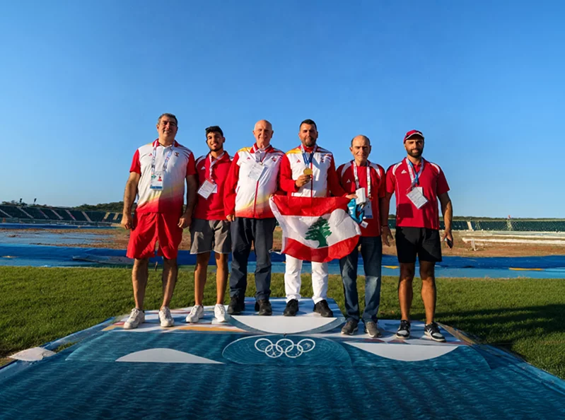 Lebanon’s skeet shooting champion strikes gold